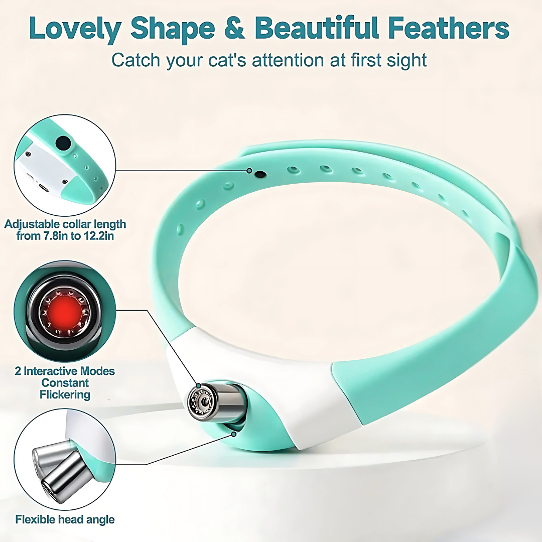 Laser Teasing Cat Collar