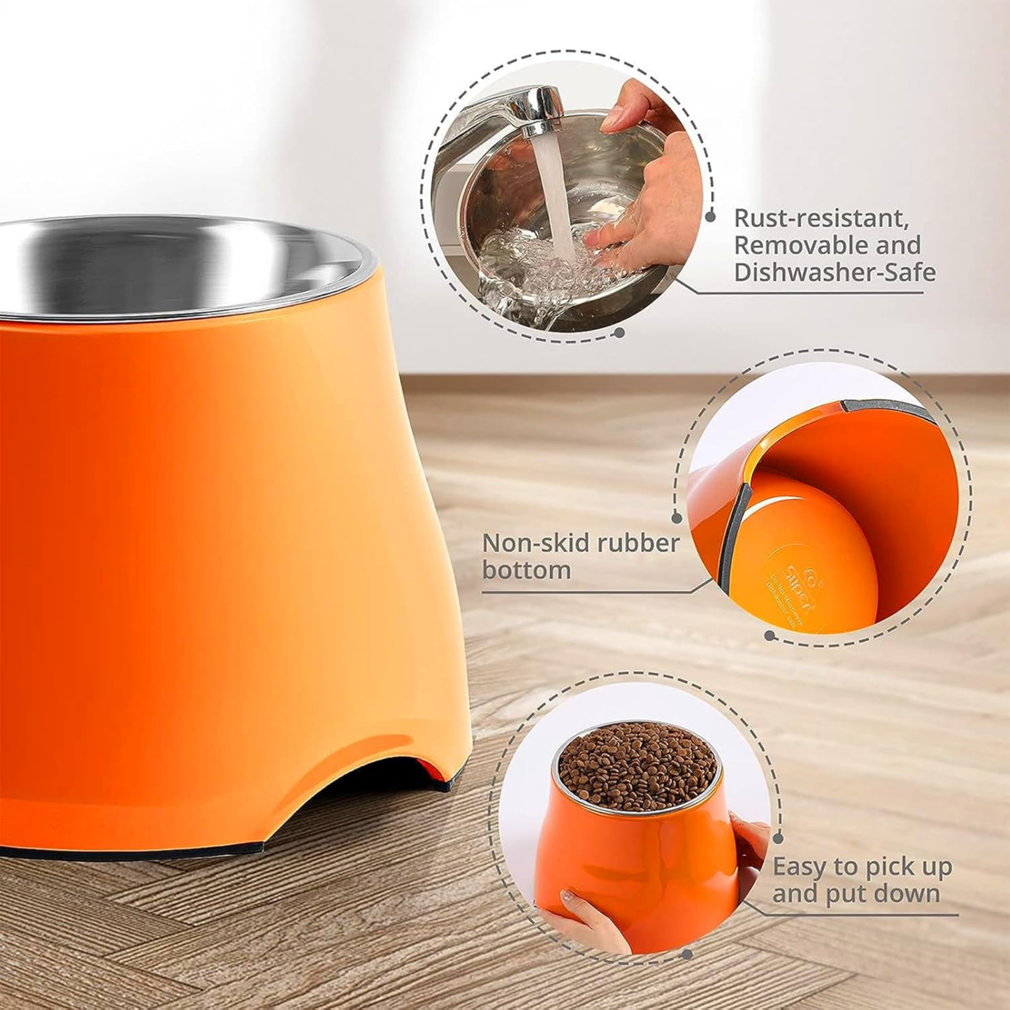 Melamine Elevated Bowl
