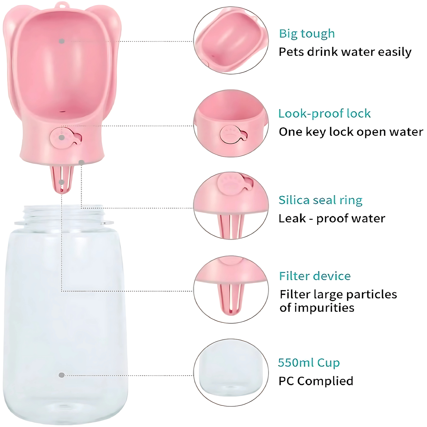 Pet Water Feeder Bottle 01