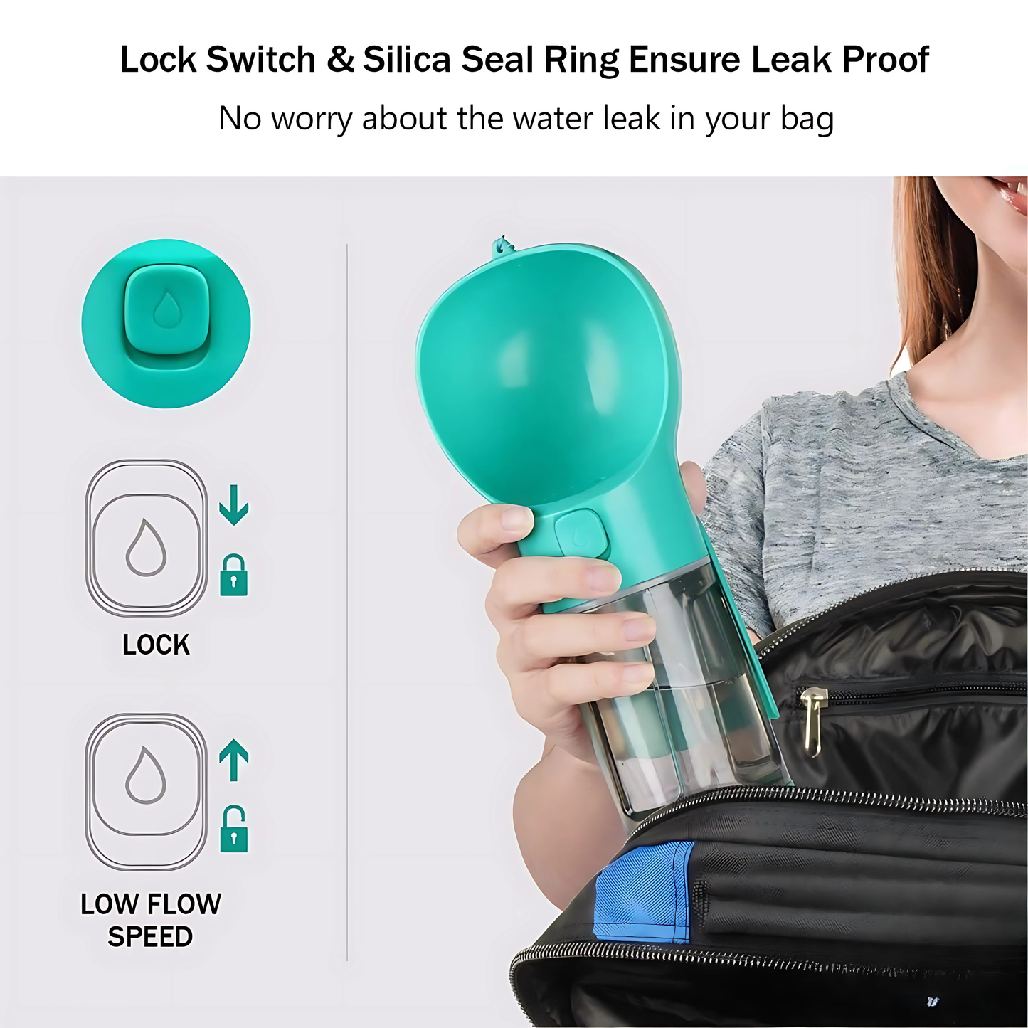 3 IN 1 Pet Feeding Bottle