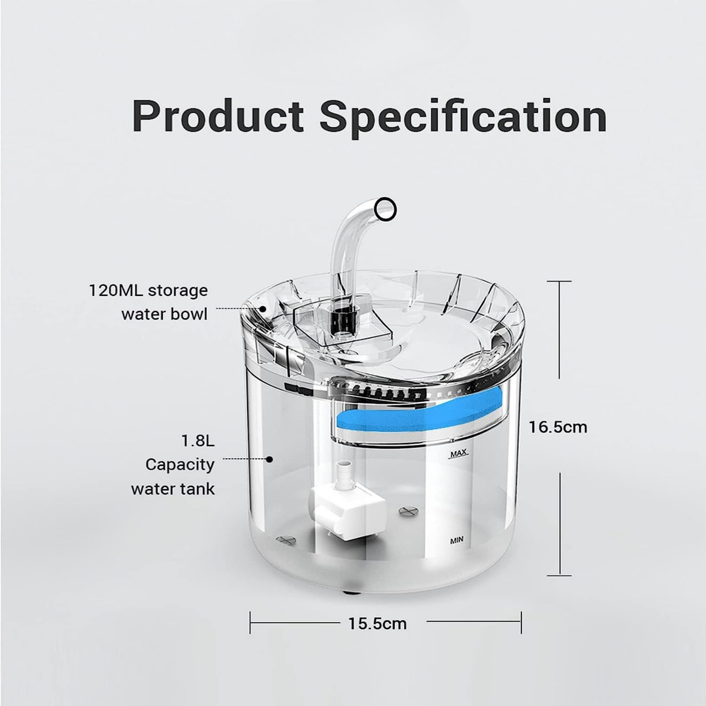 Transparent Water Fountain