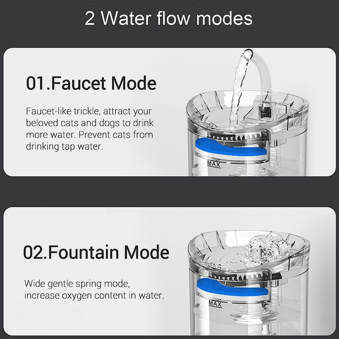 Transparent Water Fountain