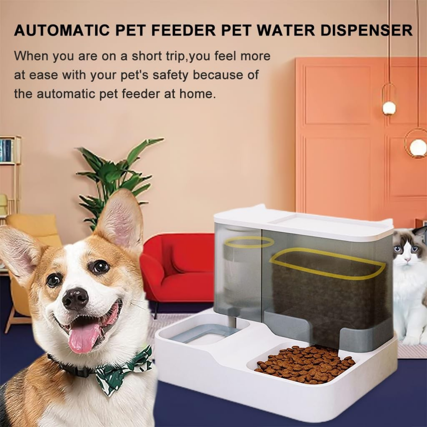 Gravity Water Food Feeder