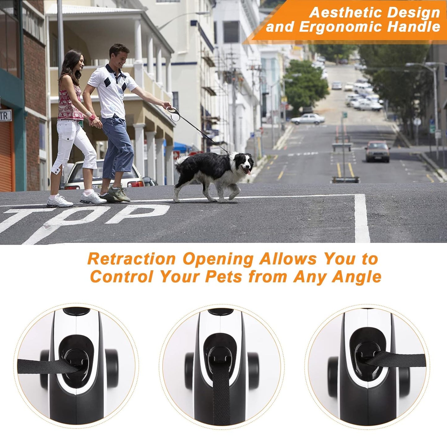 Retractable Leash And Bottle 5 In 1