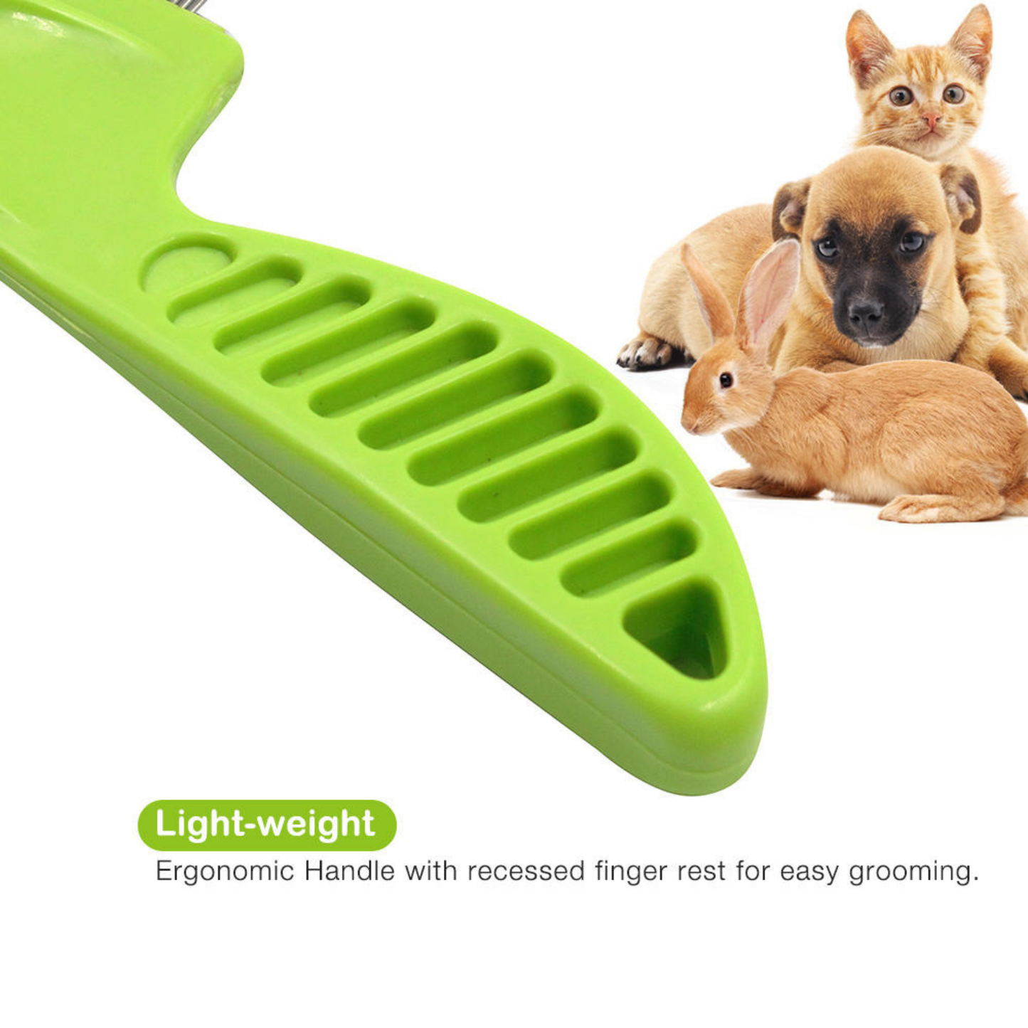Single Side Steel Needles Dog Comb