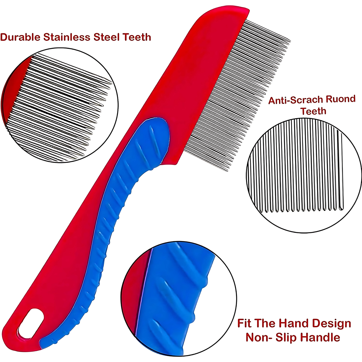 Flea Comb Small Bristles