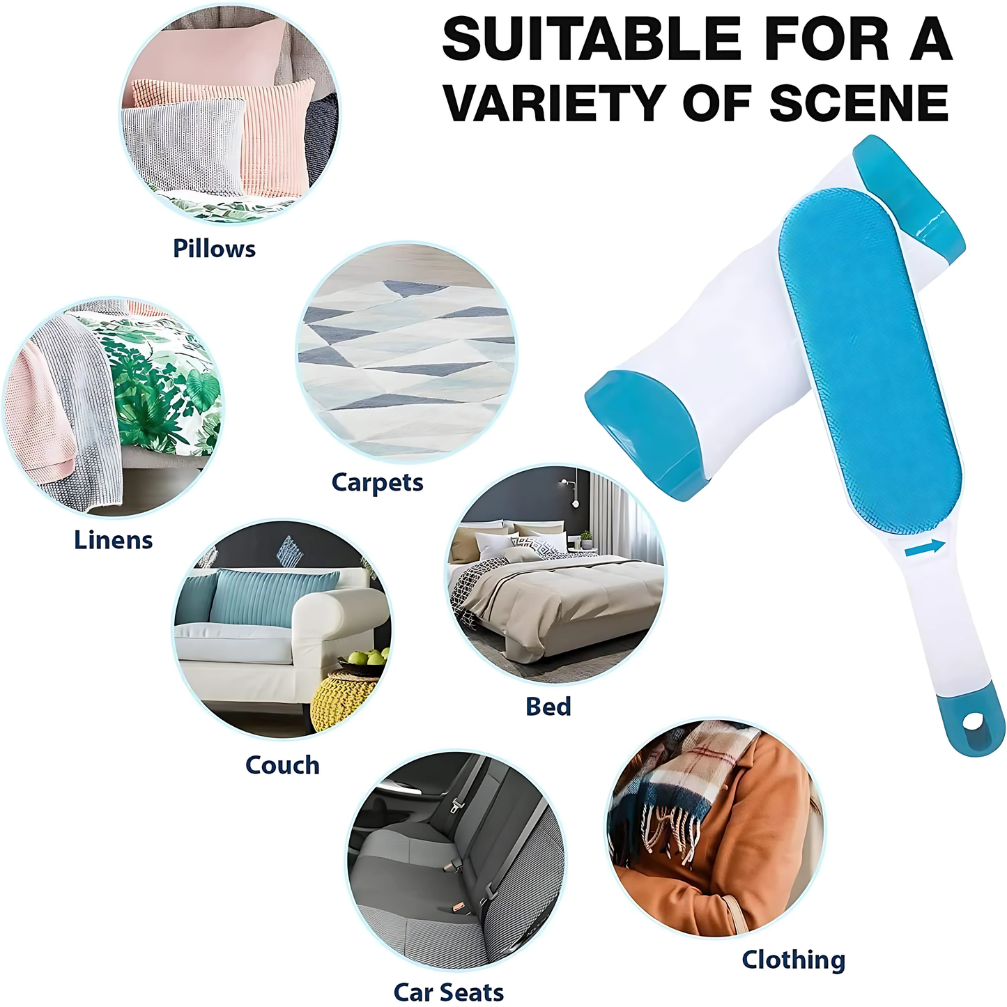 Pet Fur Remover Brush