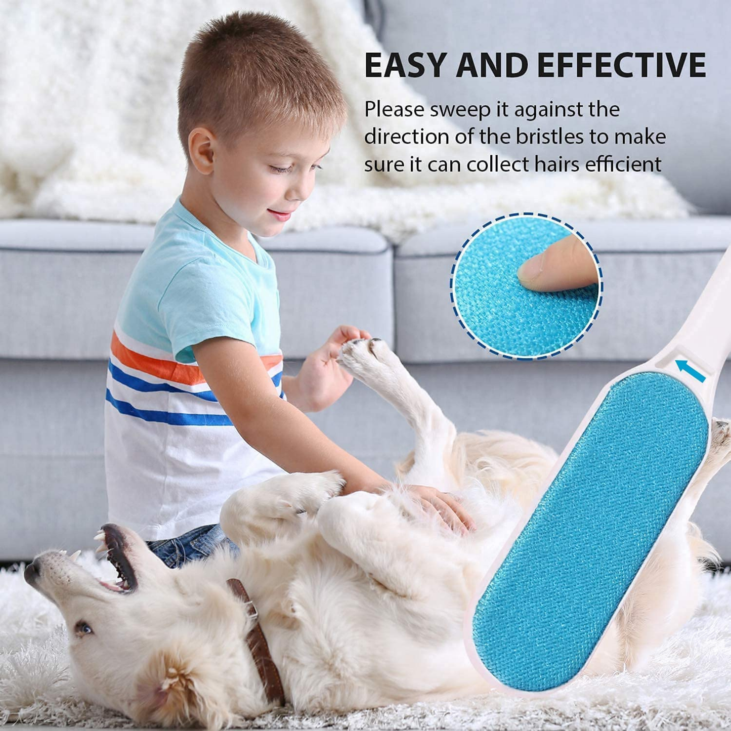 Pet Fur Remover Brush