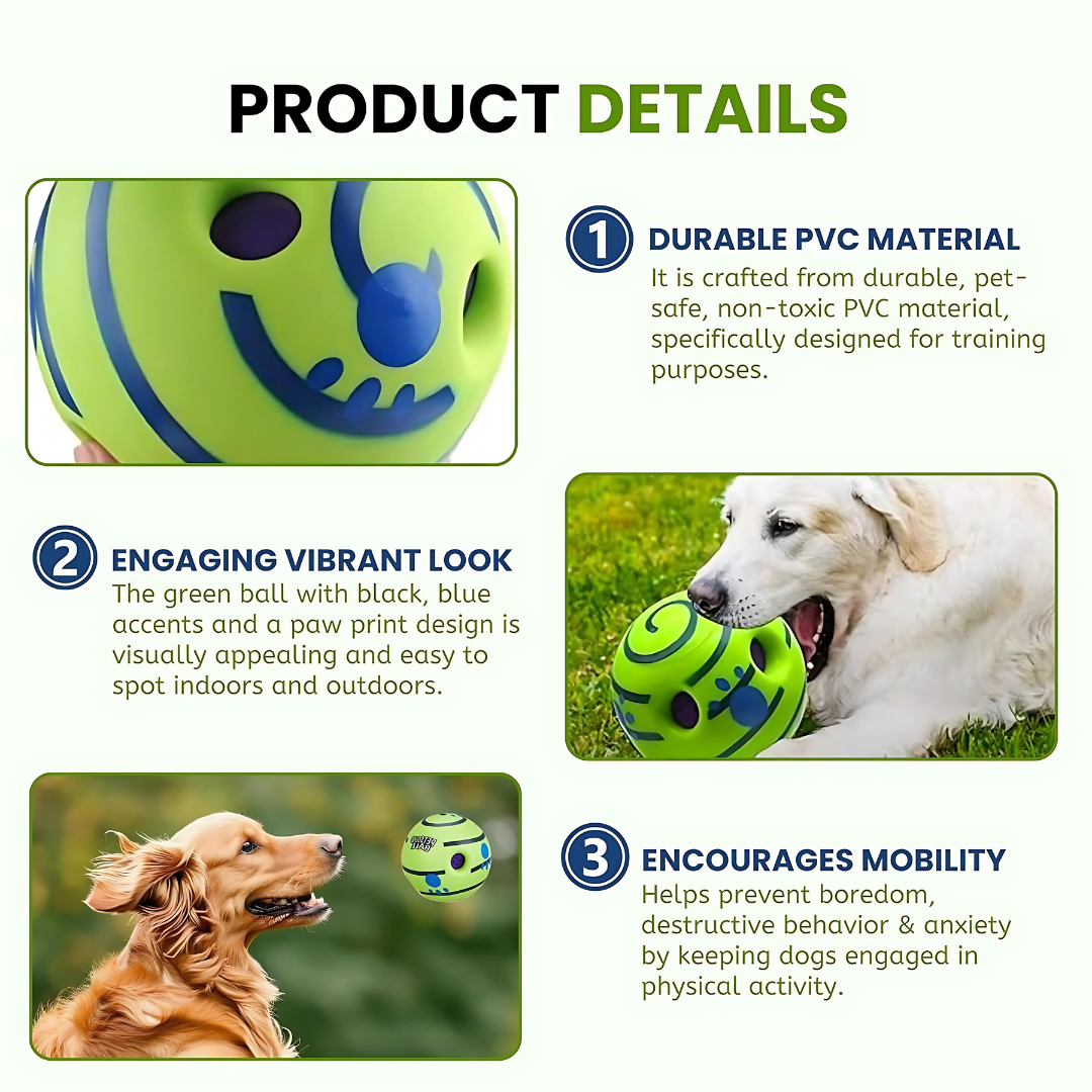 Dog Giggle Squeaky Ball