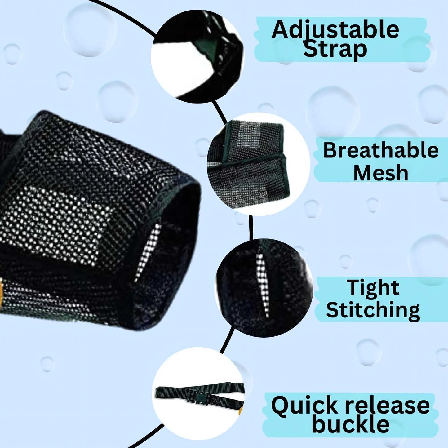 Adjustable Dog Muzzles
