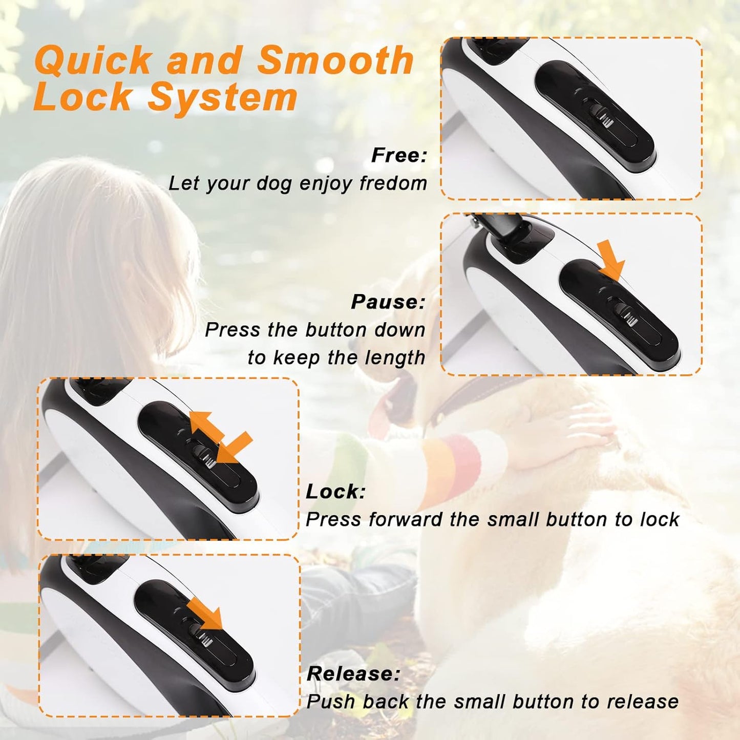 Retractable Leash With Poop Bag