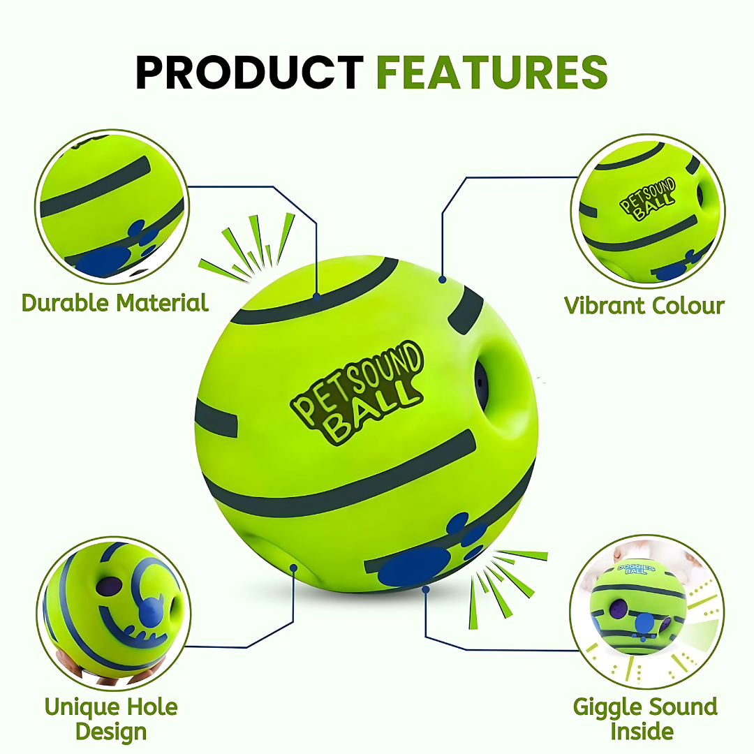Dog Giggle Squeaky Ball