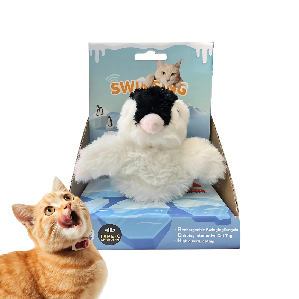 Swinging Penguin Automatic Cat Toy