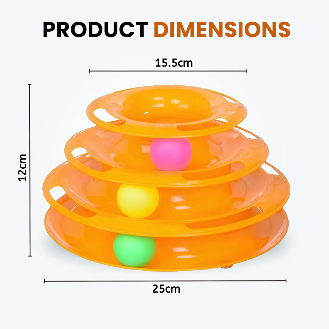 Tower Track Roller with Colorful Balls