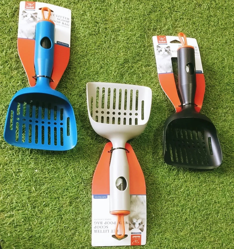 Pet Litter Scooper With Poop Bag